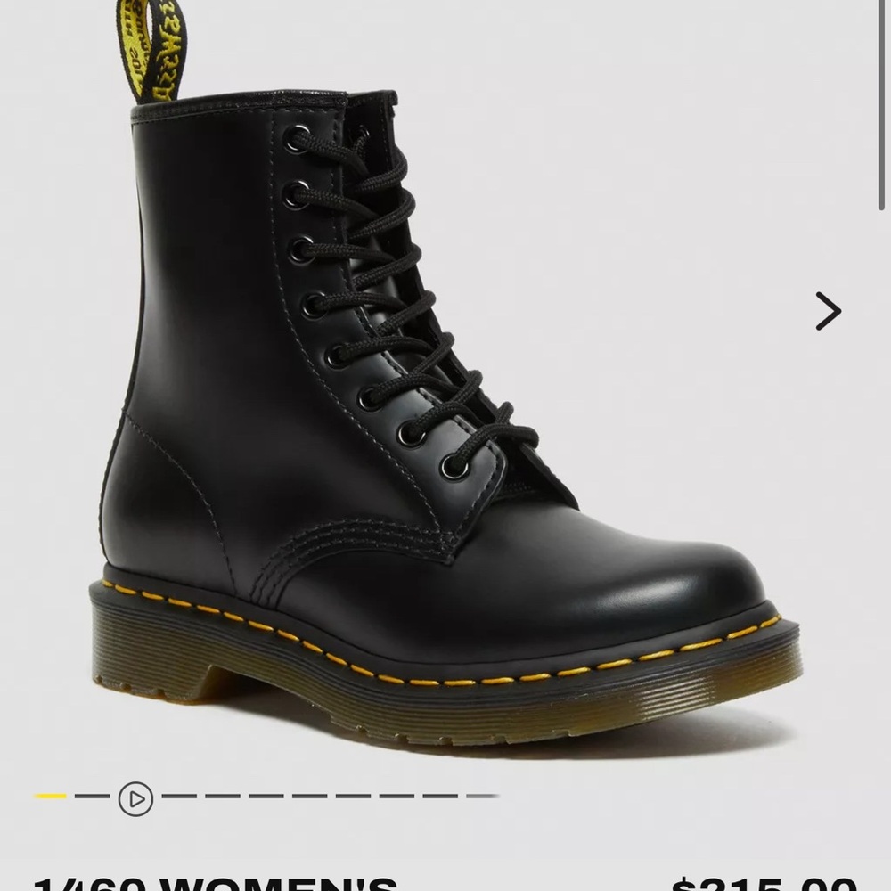 Dr. Martens 1460 Women's Black Leather Boots
